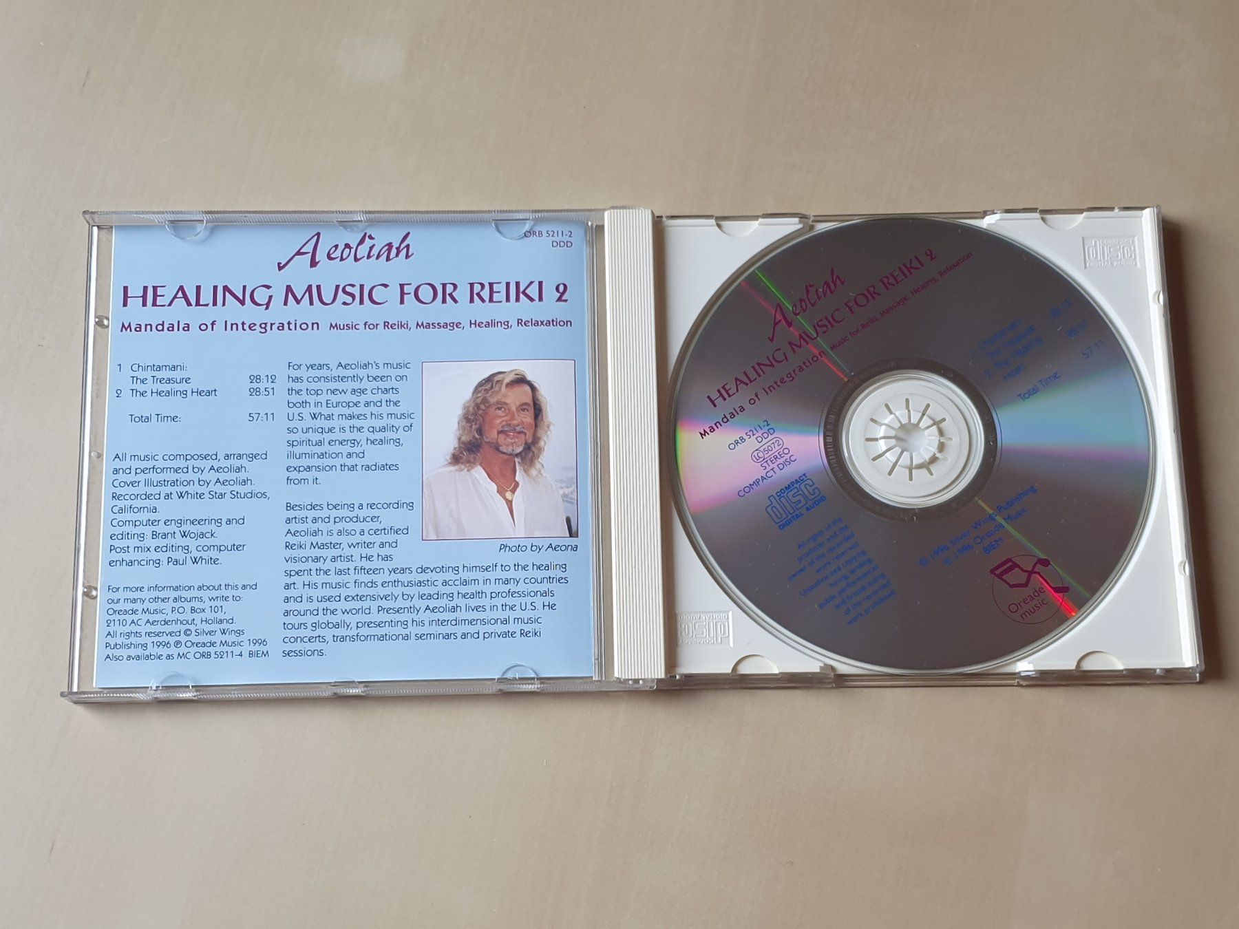 CDs: Aeoliah Healing Music for Reiki 2 – Gebraucht aus Stansstad von collectorsshop 2