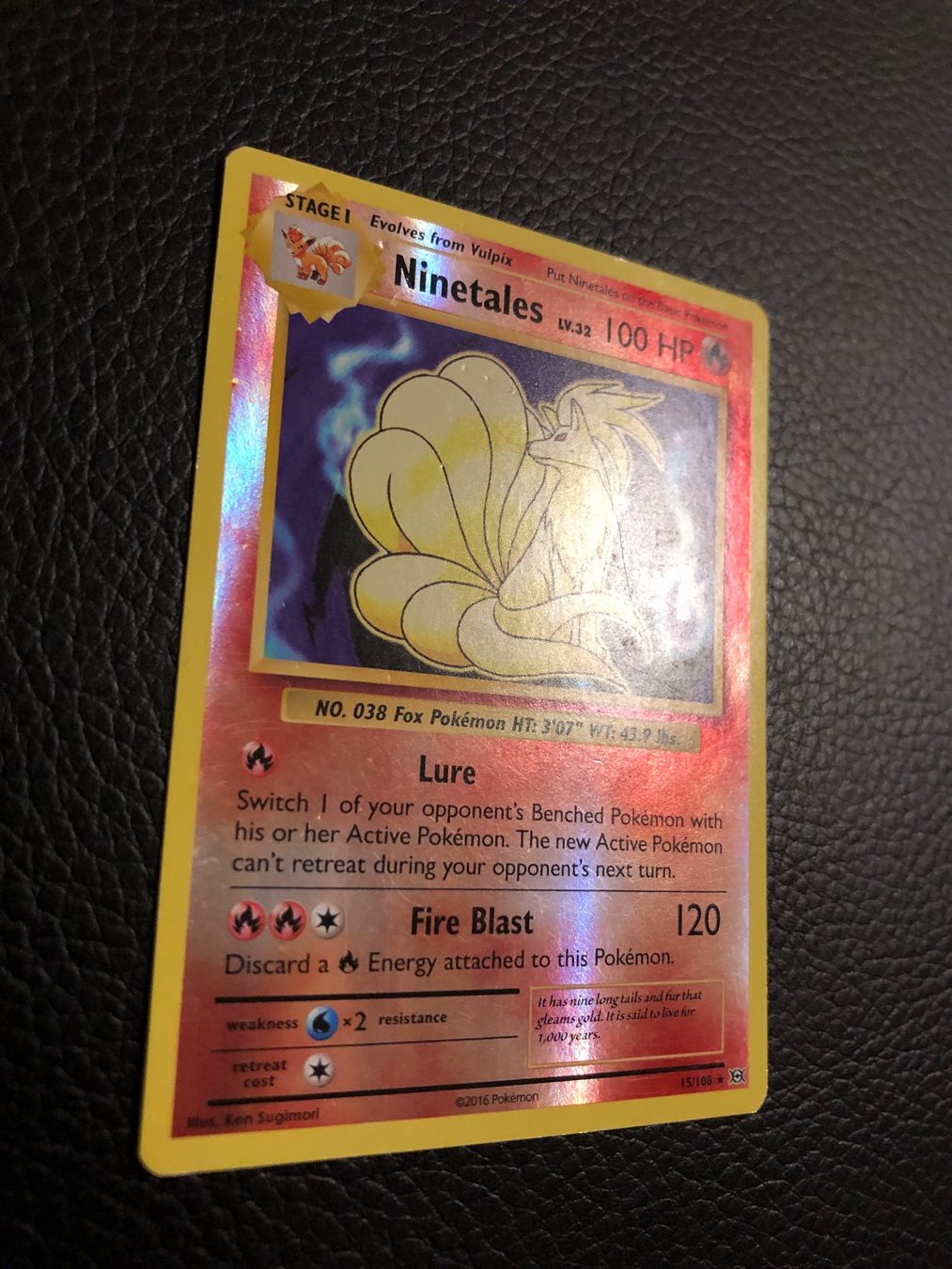 Pokémon Carte collezionabili: Evolutions Ninetales reverse rare 15/108 Ab 1 – Usato da Paradiso venduto da Pkmn10 1