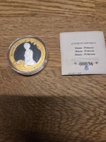 Gedenkmünze Princess Diana 2017 versilbert vergoldet