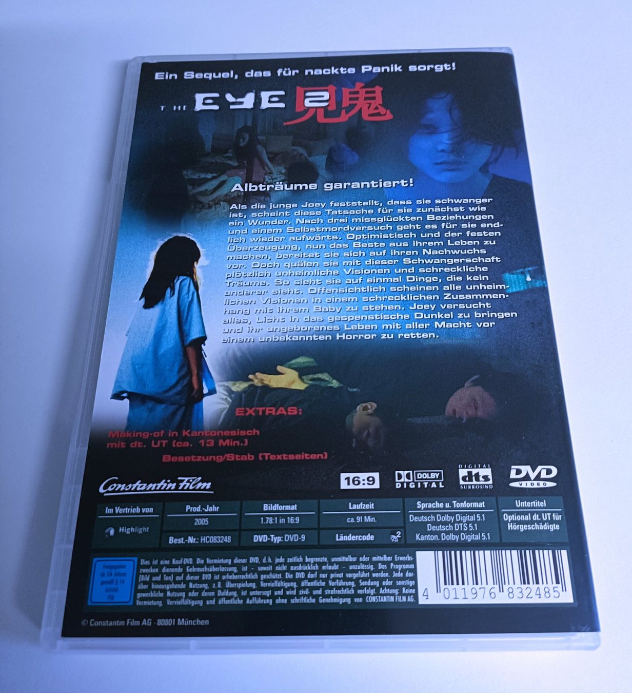 Tous les DVDs: The Eye 2 (2005) – D'occasion à Köniz par Movieportal007 1
