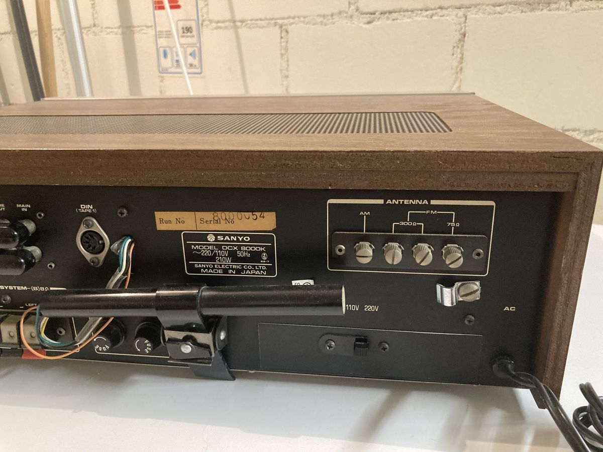 Sanyo Receiver: Sanyo DCX 8000K Receiver Kult – Defekt aus Lenzburg von HanspeterT 3