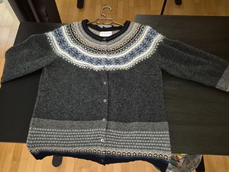 Eribe Schottland Strickjacke, Grösse XL