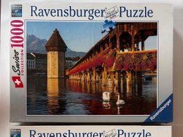 1 Ravensburger Puzzle 1000 Teile - Luzern