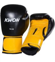 KWON Boxhandschuhe Leder 10 OZ Kickboxen Boxen Muaythai MMA