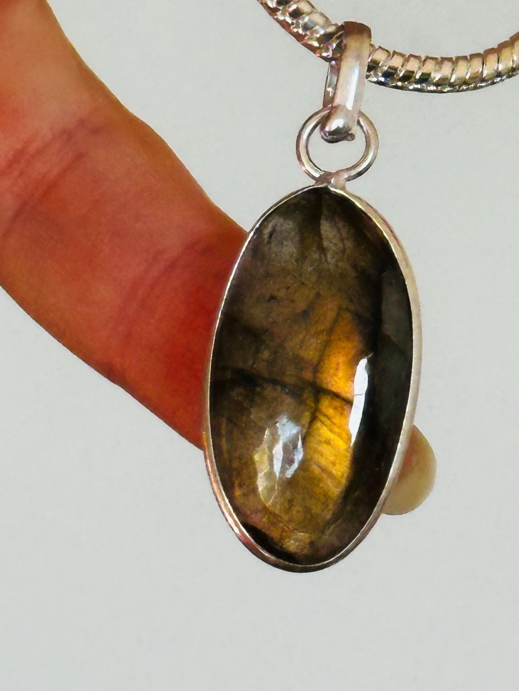 Catenine: Labradorite Gemstone Handmade Jewelry necklace – Nuovo e nell'imballaggio originale da Genève venduto da AGBERG 6