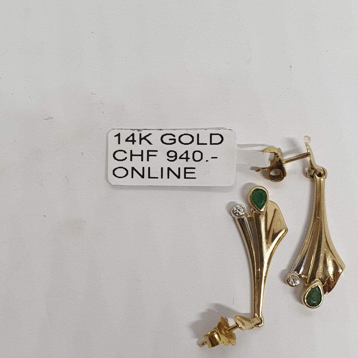Ohrringe & -stecker: Echt 14K Gold Ohrhänger – Gebraucht aus Luzern von luzerngoldhaus 2