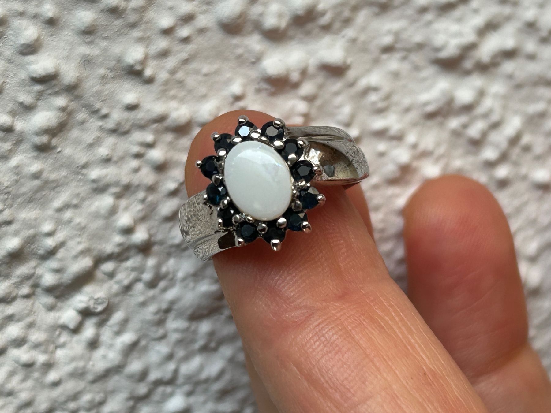 Anelli: Silberring Opal & Gr. 53 (Topaz) – Usato da Dittingen venduto da Bijoubelle 9