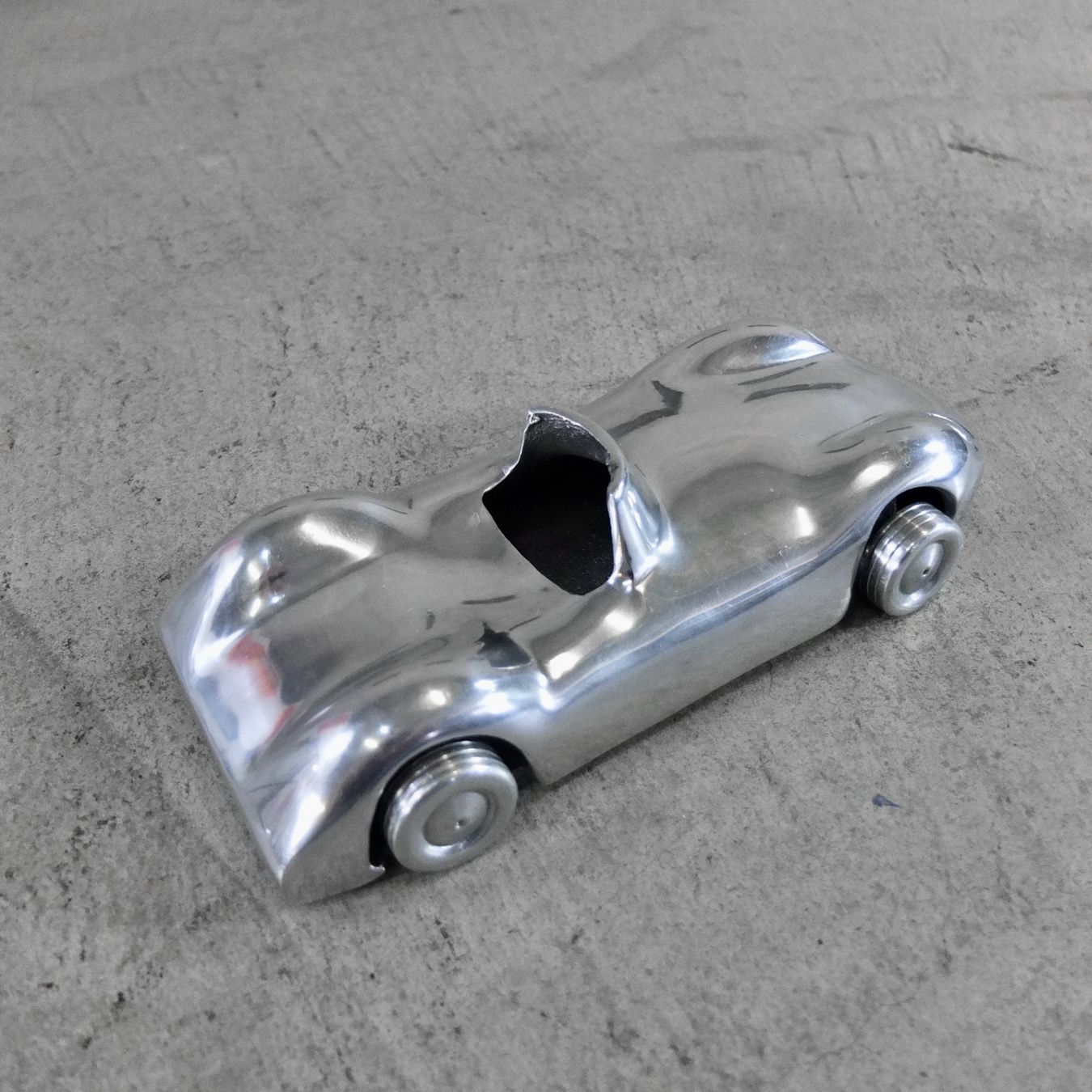 Modellini d'auto: Art Deco Auto aus Aluminium – Usato da Basel venduto da Brocki-auf-dem-Wolf 4