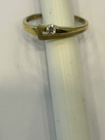 333er  8 Karat Goldring innendurchmesser 18 mm neu