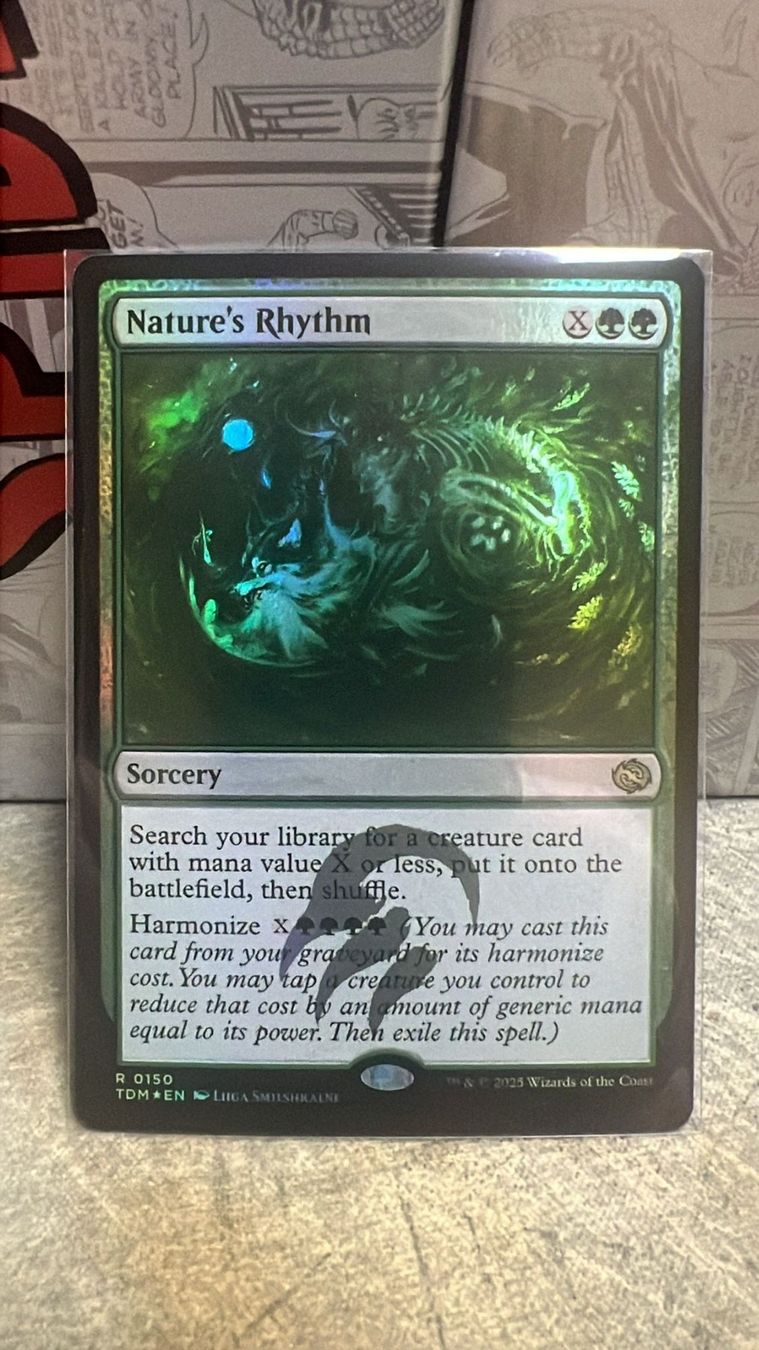 Magic The Gathering Sammelbilder & Trading cards: Nature's Rhythm Foil – Neu (gemäss Beschreibung) aus Wilen b. Wollerau von GarruksShop