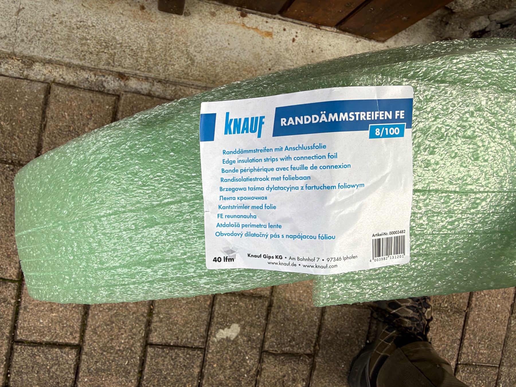 Sanitär: Randdämmstreifen 8/100 – Gebraucht aus Gommiswald von makapasa