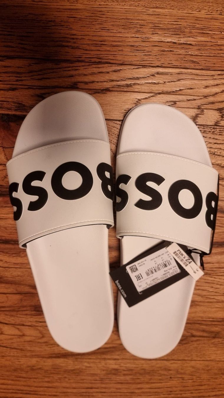 Scarpe da uomo: Hugo Boss Badeschuhe / Pool Sliders – Nuovo e nell'imballaggio originale da Horgenberg venduto da Esteban_Cri