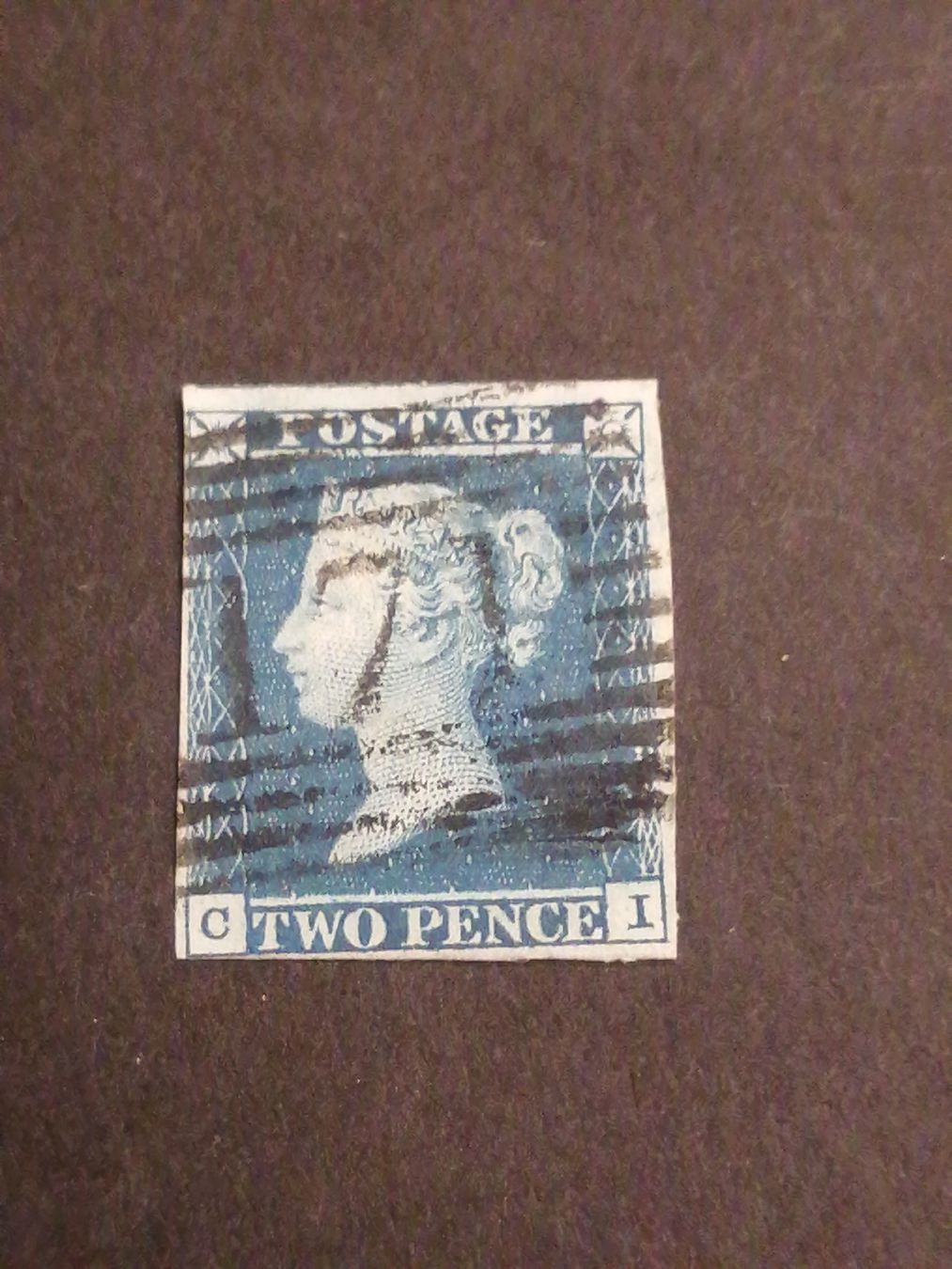 Tutti i francobolli: Two Pence Blue 1841  – Usato da Happerswil venduto da tschergi