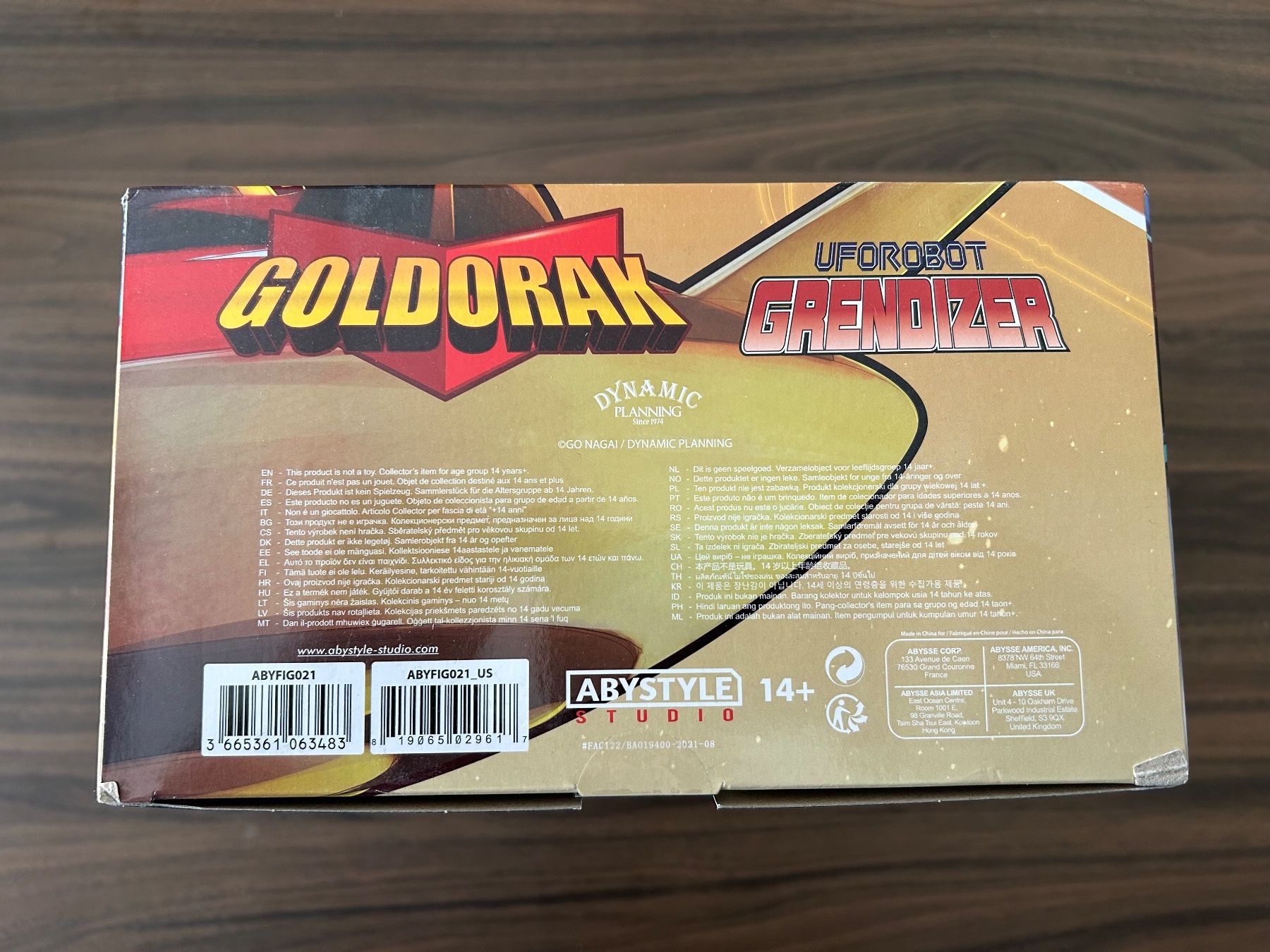 Figuren: Figurine SFC - Grendizer - Goldorak - 33 cm - Abystyle – Neu und originalverpackt aus Ipsach von Seb716 3
