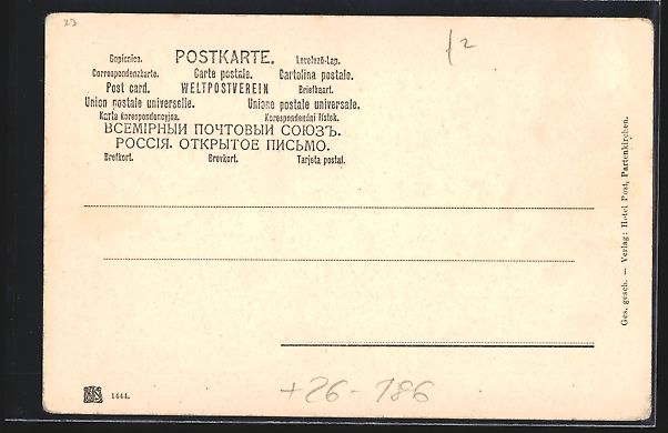 Cartoline postali: Eugen Felle: Partenkirchen, Dependance H – Usato da Berlin venduto da bartko-reher 1