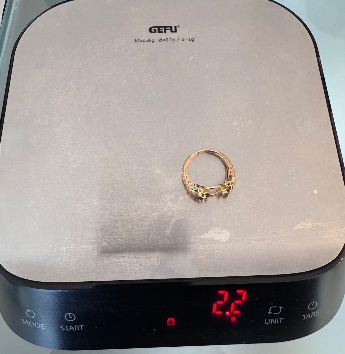 Anelli: R05.350-Ring aus echtem 18k Gold – Usato da Belp venduto da Aim333 3