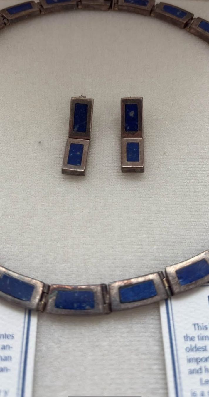 Altri gioielli: Schmuckste Silber + Lapislazuli Morita Gil – Usato da Erlinsbach venduto da chc_ppz5 1