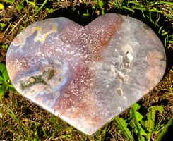 Rosa Amethyst Herz 💗✨952g