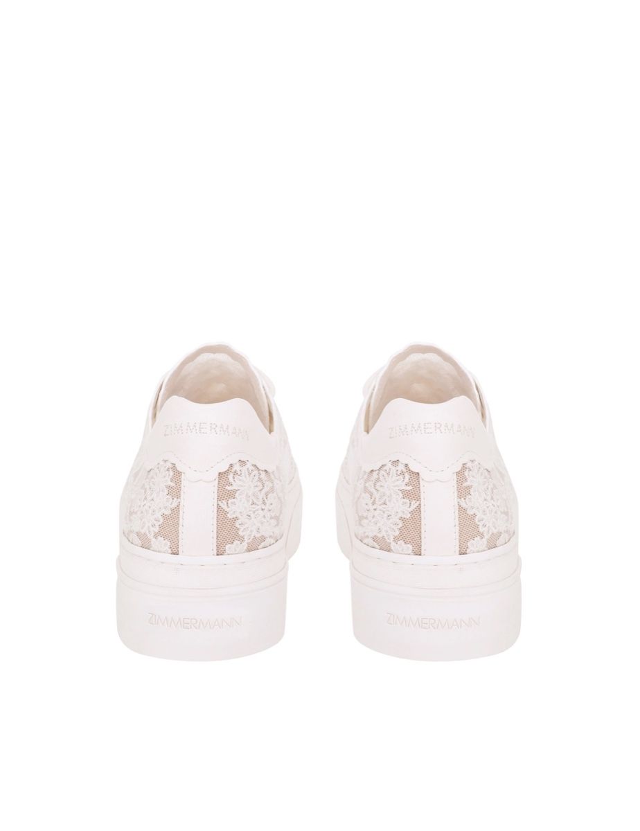 Zimmermann Scarpe da donna: ZIMMERMANN Pixie Low Sneakers Plateau weiss 38 NEU NP 425.- – Nuovo e nell'imballaggio originale da Zürich venduto da Nellyville73 6