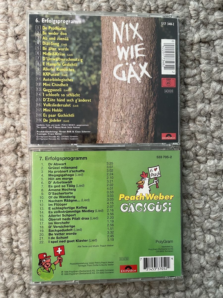 CD: 2x Peach Weber – Usato da Reinach AG venduto da trigger7811 1