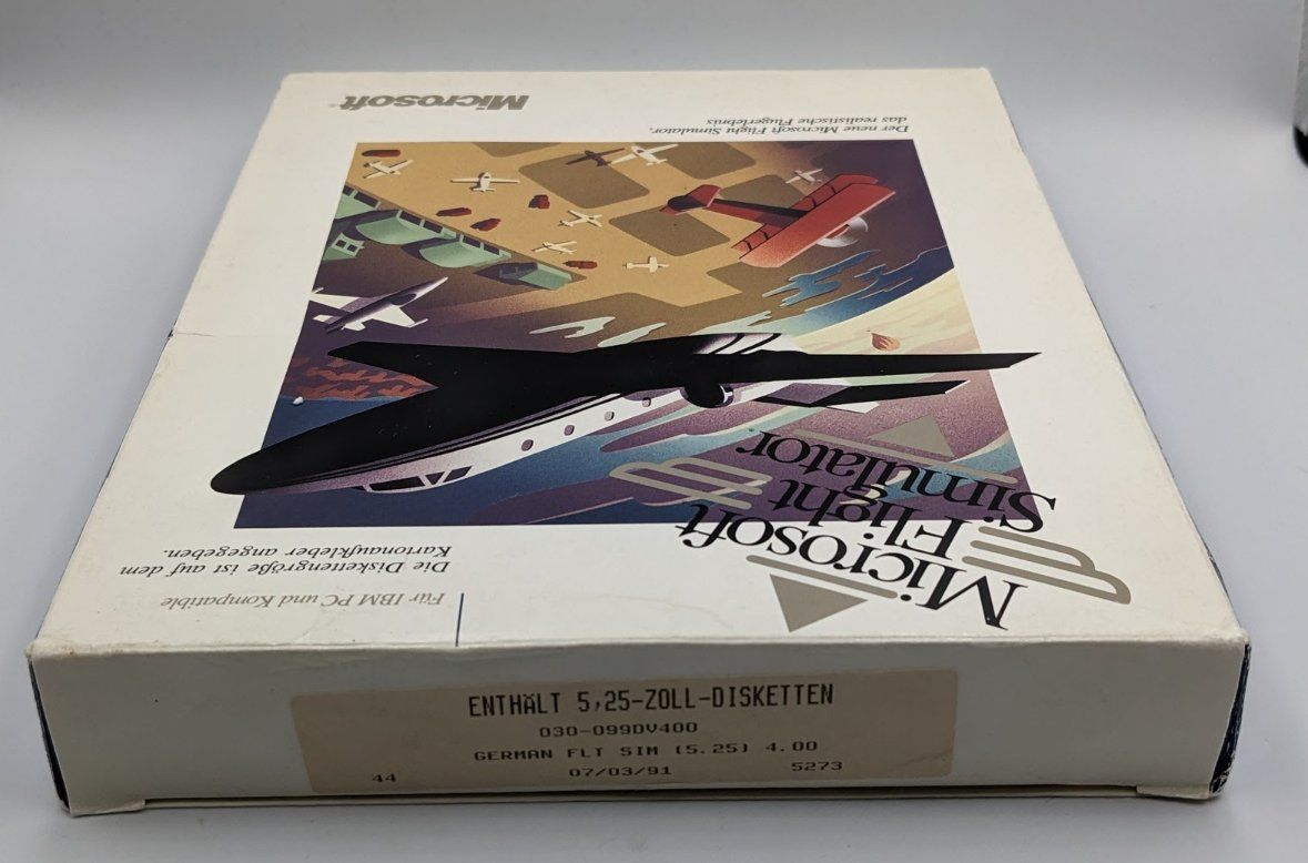 Microsoft Giochi: Microsoft Flugsimulator / Flight Simulator 4.0 Bigbox – Usato da Bad Ragaz venduto da MR_BR 7
