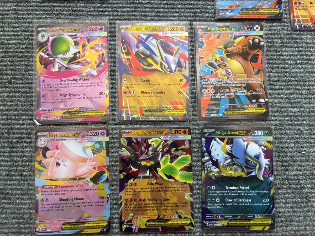 Pokémon Carte collezionabili: 38 Mega EX Pokemon Karten – Nuovo (secondo la descrizione) da Winterthur venduto da Nangooblu 3