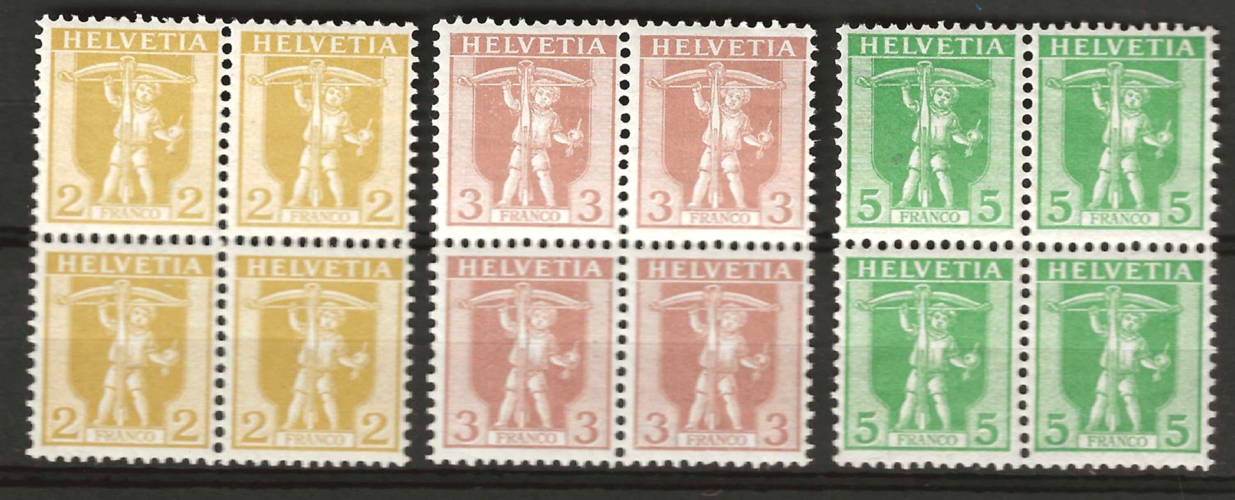 Tutti i francobolli: 1907 : Serie Nr. 191 - 103 im VB, postfrisch ** – Nuovo (secondo la descrizione) da Gümligen venduto da Geniusbuy