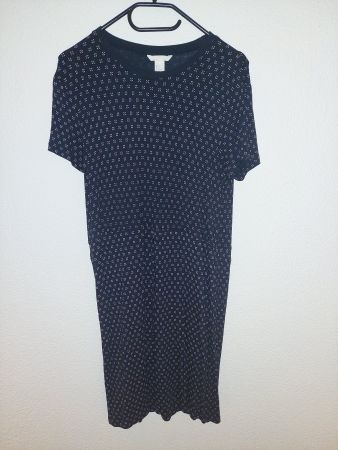 H&M Kleid, Grösse M, blau mit Muster - Sommerlich!