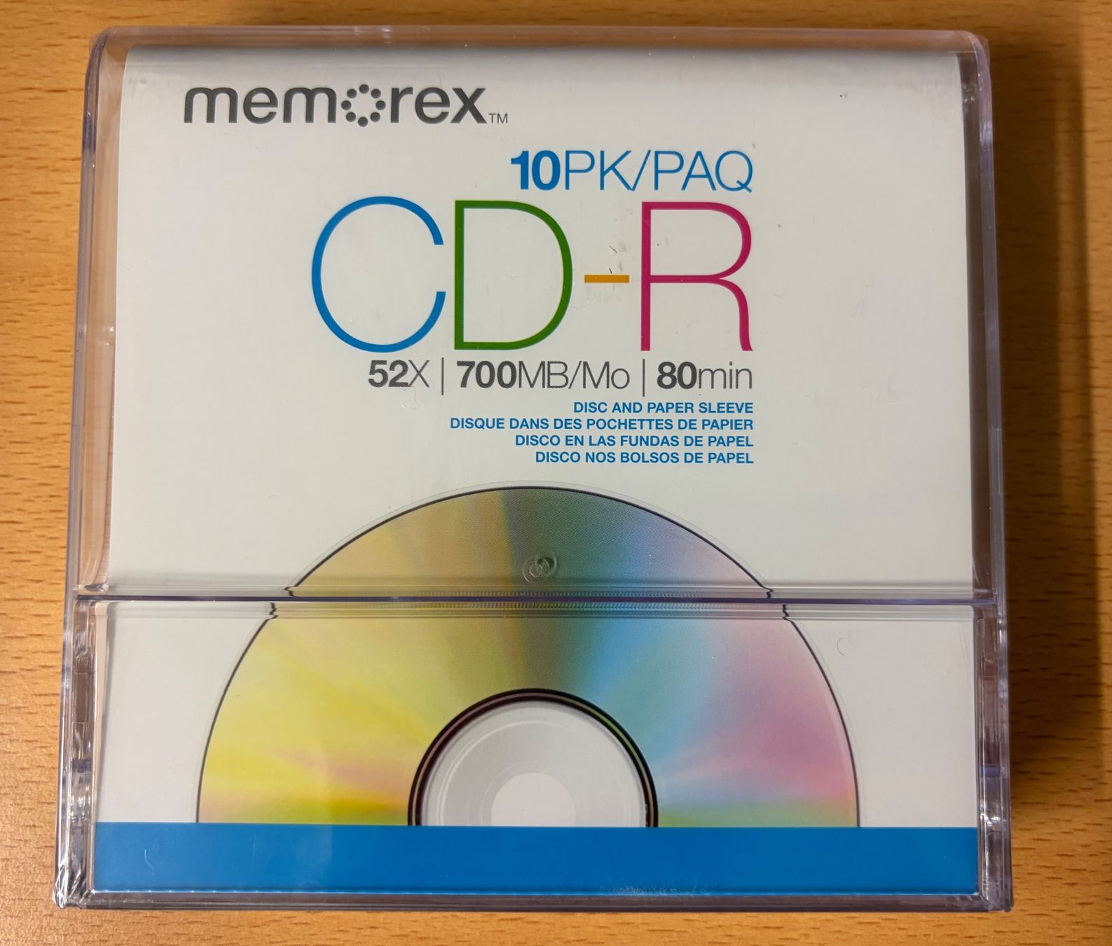 CD & DVD vergini: Memorex CD-R 10er Pack 700MB 80min – Nuovo e nell'imballaggio originale da Zürich venduto da Kloeschen78