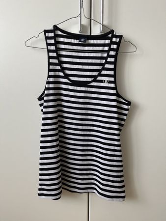 Bogner Jeans Tank Top gestreift Gr. 38 Baumwolle Top Zustand