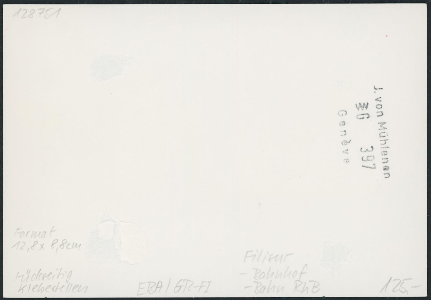 Cartoline postali: GR Filisur - Albula Rhätische Bahn RhB – Usato da Schindellegi venduto da leecollect 1