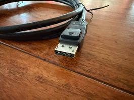 2 x HP DisplayPort Kabel 1.80m Neu