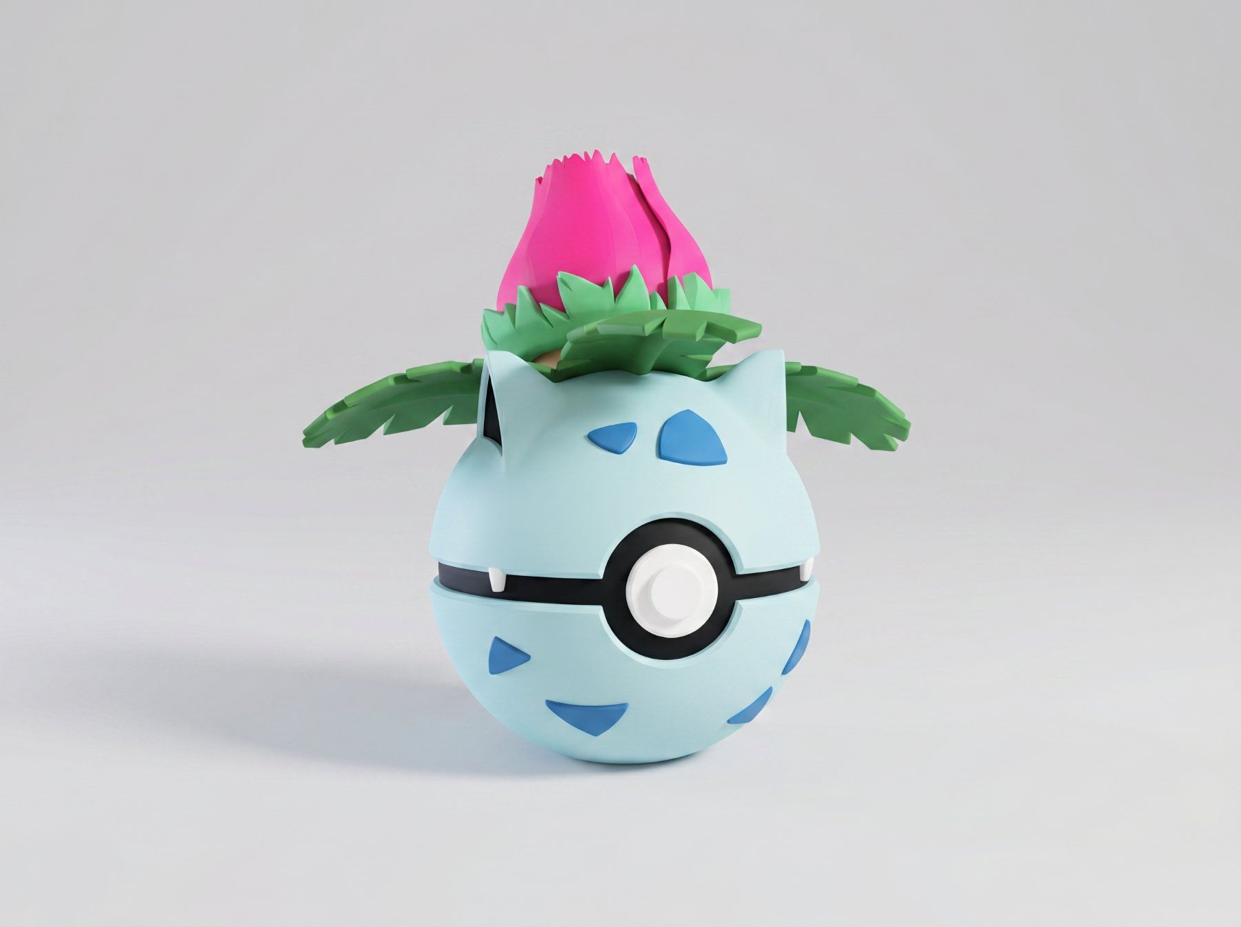 Statuette: Pokeball Ivysaur - 3DE Printed – Nuovo (secondo la descrizione) da Ligornetto venduto da Nero_Forma_3D