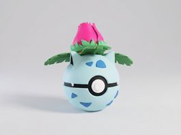 Pokeball Ivysaur - 3DE Printed