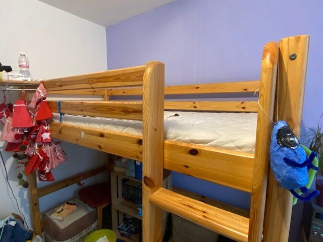 Etagenbett Flexa aus Holz, inkl. Erhöhung, Leiter & Gestell | Kaufen ...