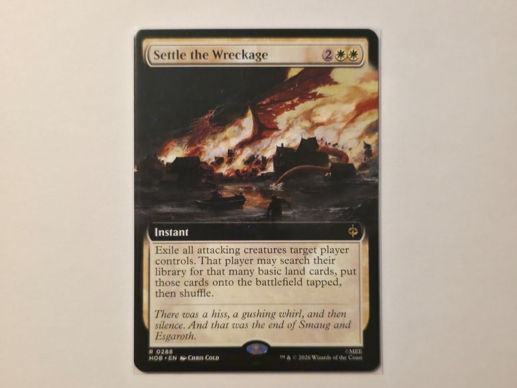 Magic The Gathering Carte collezionabili: Hobbit MTG - Settle the Wreckage 288 - mint – Usato da La Tour-de-Peilz venduto da val_h8g8