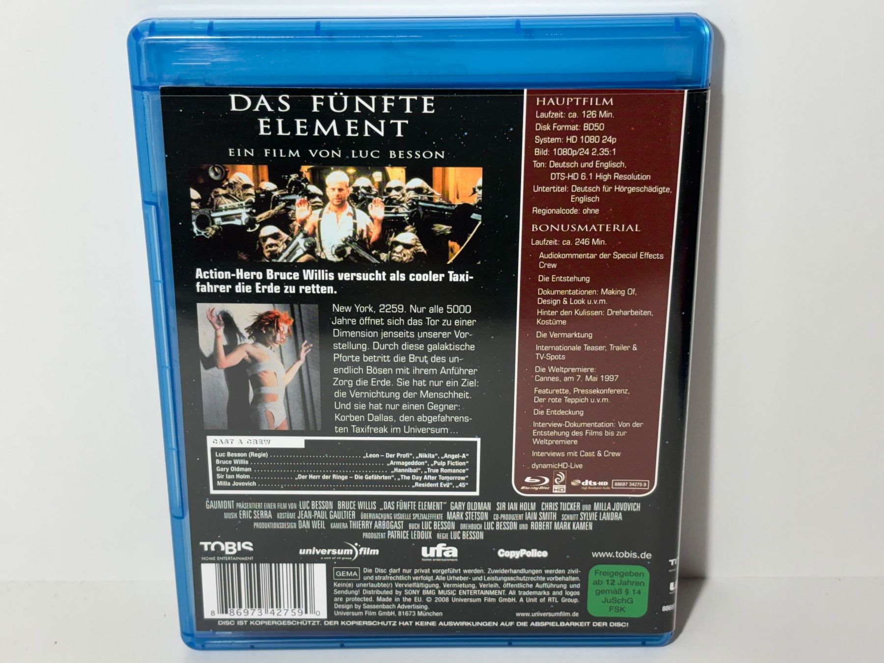Alle DVDs: Das fünfte Element Blu Ray – Gebraucht aus Wilderswil von Mr.Fury 1