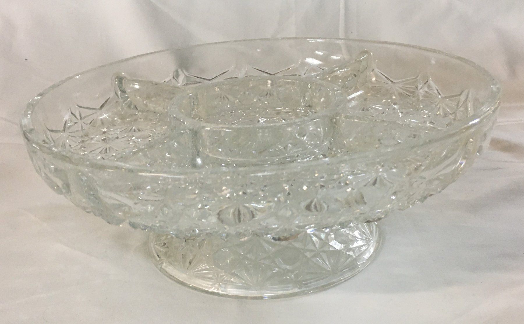 Ciotole: Bleikristall-Schale - D 25 x H 10 cm – Usato da Oftringen venduto da Vucki 1
