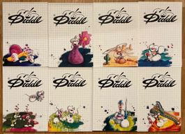 8 Diddl Blätter A6 Nr. 77 bis 84 Rarität
