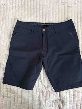 Short homme Firefly bleu en coton taille S