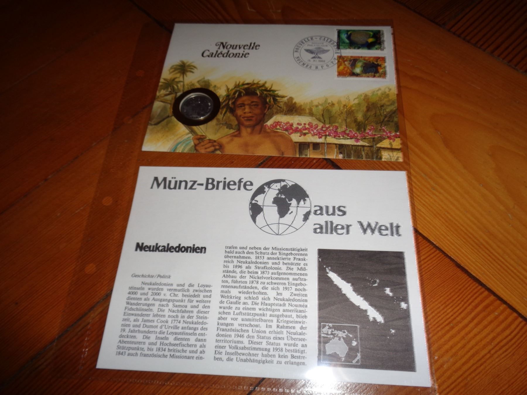 Tutti le monete: Münzbrief Neukaledonien – Usato da Olten venduto da Disc-Verkauf