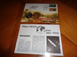 Münzbrief Neukaledonien