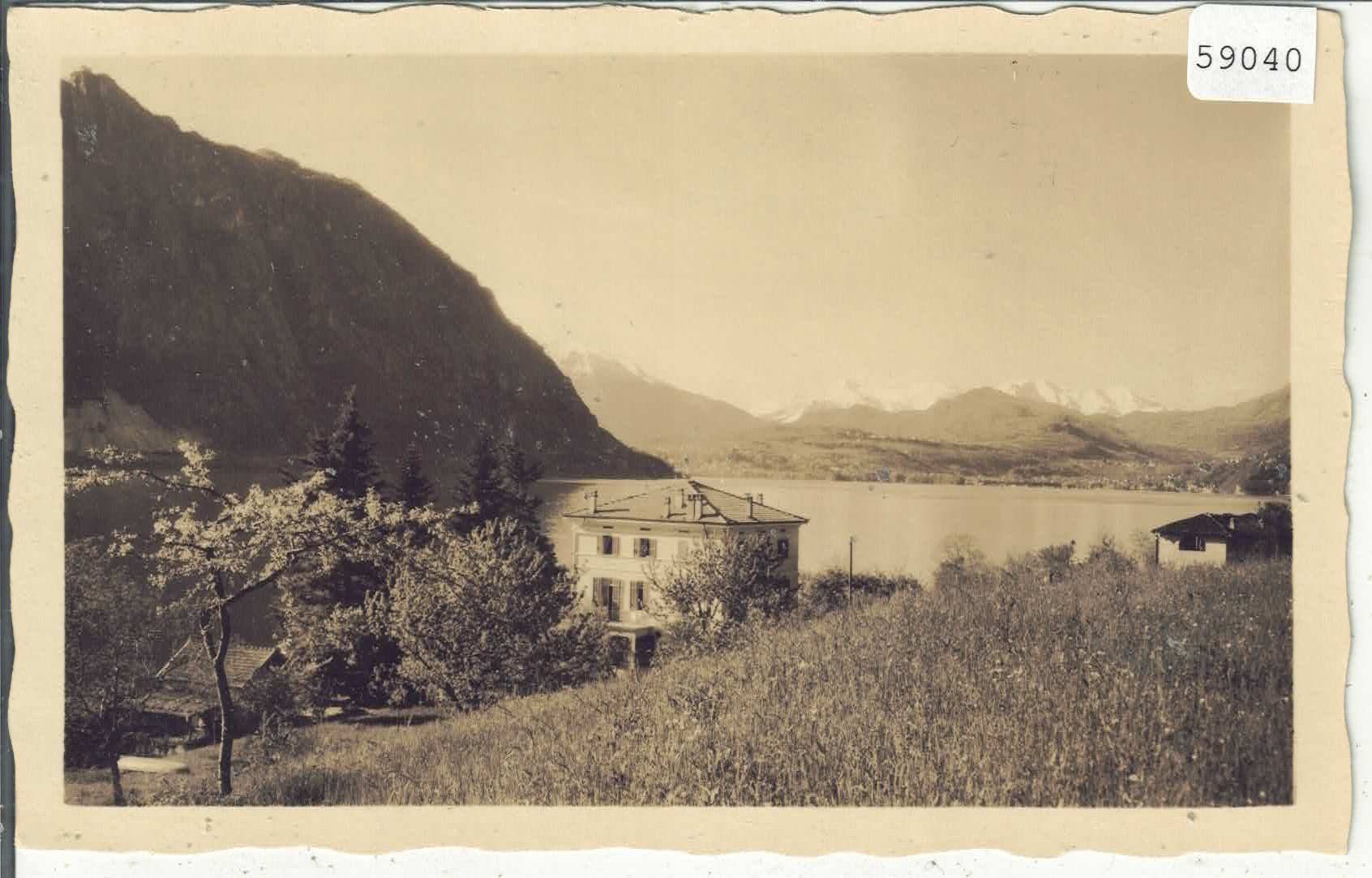 Cartoline postali: Pensione Pozzi - Bissone-Lugano – Usato da Ettingen venduto da Kartenplanet