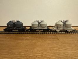 Arnold DB Staubbehälter Wagen Set