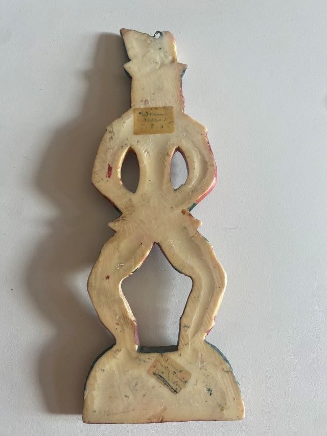 Statuette: Moriskentänzer, kunstvoll geschnitztes Wachsbild. – Usato da Diessenhofen venduto da Albin00 3