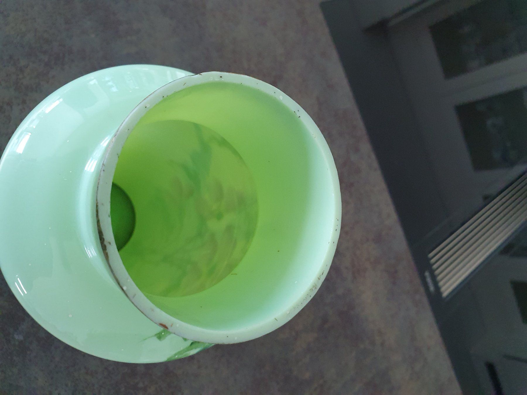 Vasi & Recipienti: Opalin Glasvase mit jap. Design – Usato da Reinach venduto da 3Guggerli 8