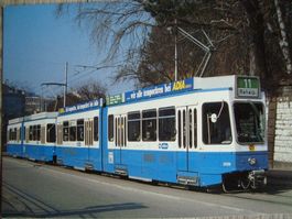 VBZ Verkehrsbetriebe Zürich Strassenbahn Triebwagen Be 4/6 2
