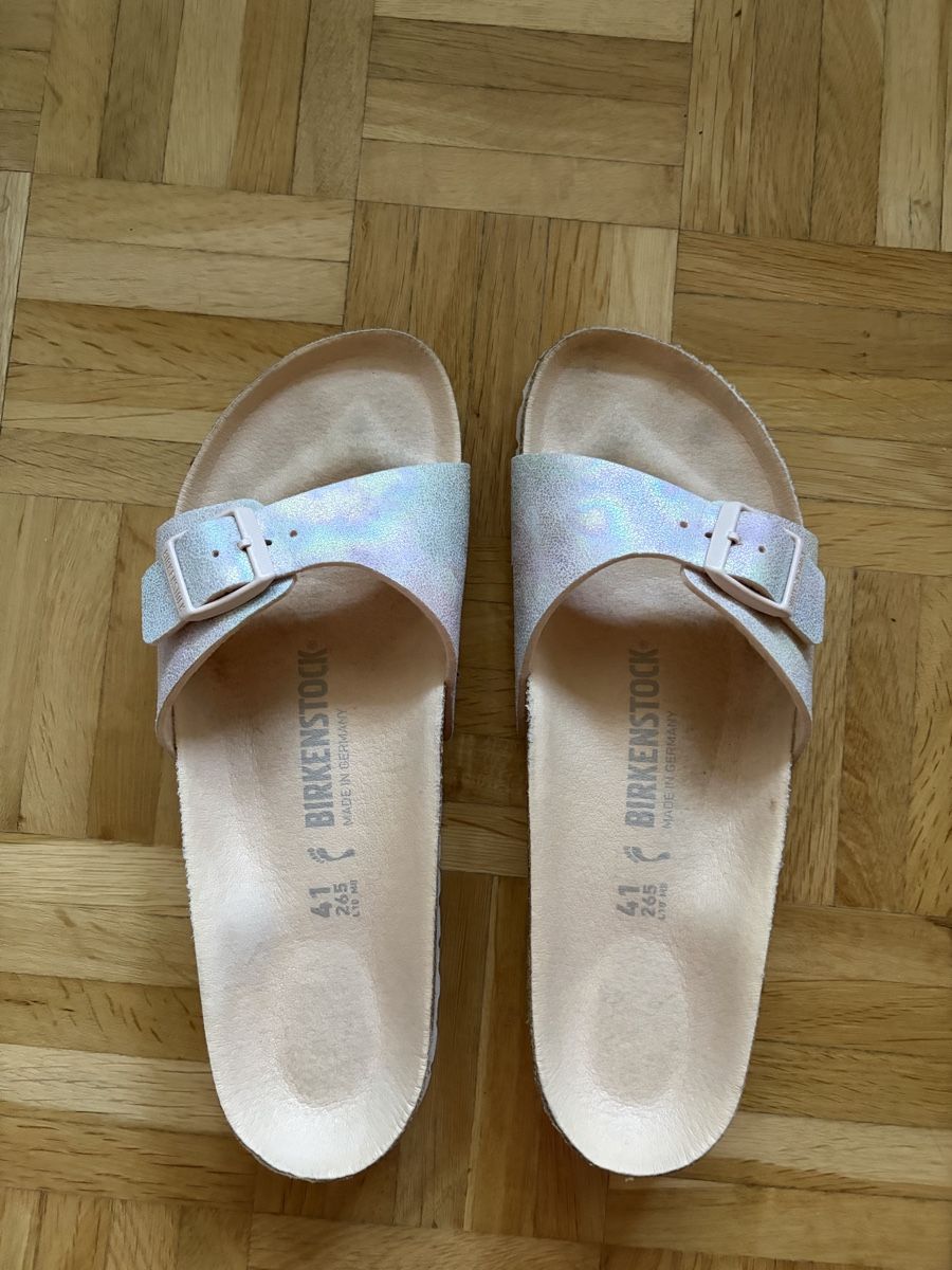 Birkenstock Scarpe da donna: Birkenstock Madrid Grösse 41 light rose, irisierend – Nuovo (secondo la descrizione) da Muttenz venduto da stoeberi01 6