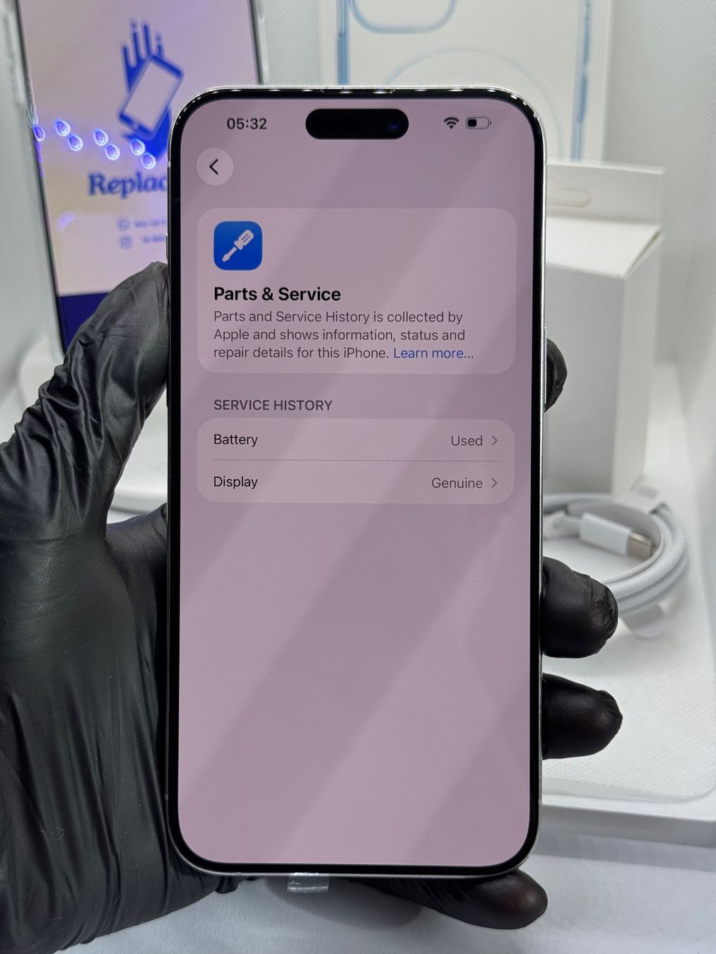 Apple Telefoni cellulari / Smartphones: IPhone 15Pro Max 256GB Weiss – Usato da Chur venduto da ReplaceHub 8