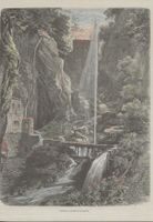 Rotzloch Rozloch-Schlucht NW Repro v.altem Holzstich sehr gu